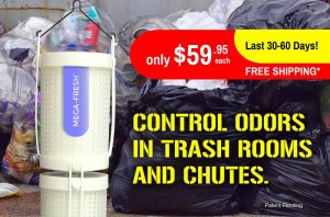 Mega Fresh Trashroom And Chute Odor Control